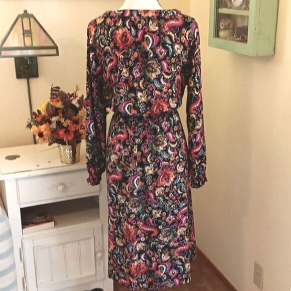 Croft & Barrow Paisley Fun Dress - Picture 5 of 11